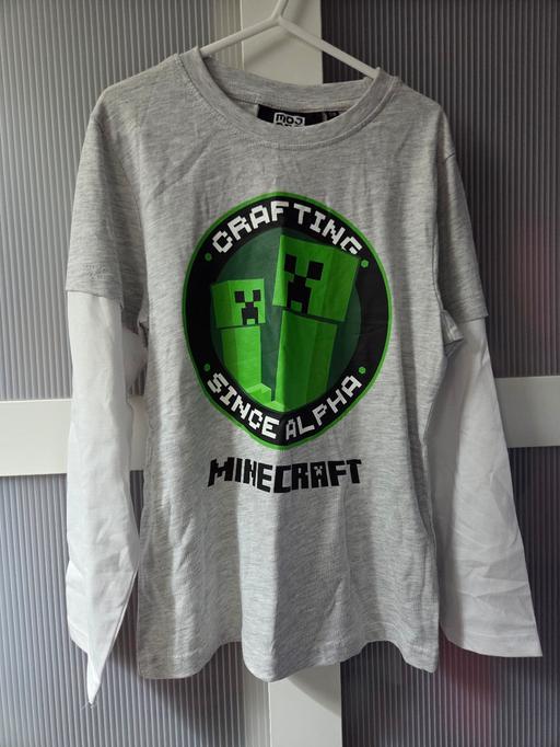  — Age 7-8 MINECRAFT long sleeve top