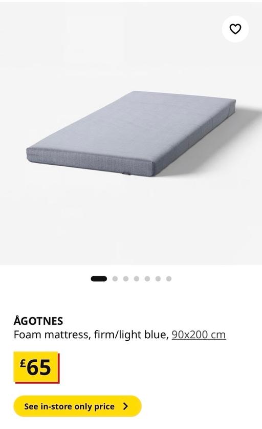  — Ikea foam mattress
