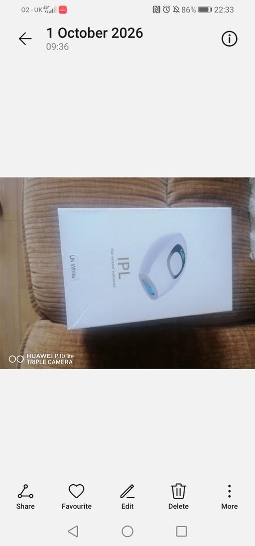  — hair removal instrument