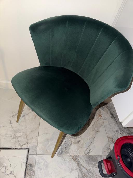  — Green velvet chair 2 of them