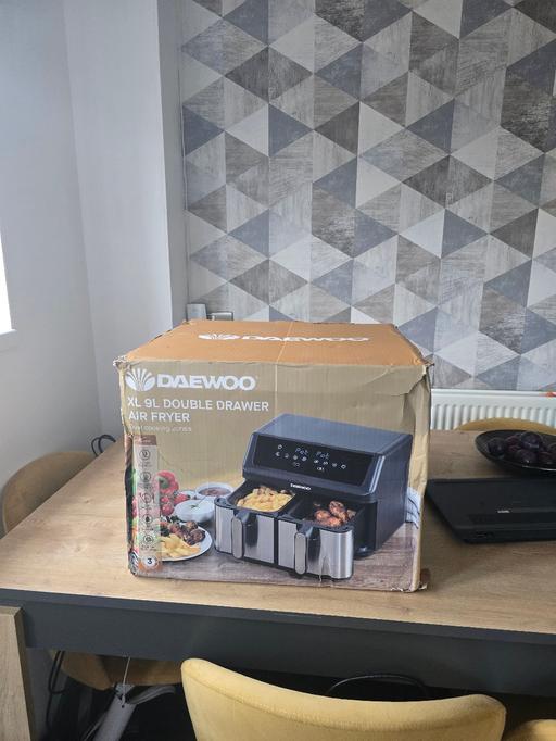  — Brand New Daewoo xl 9L dual air fryer