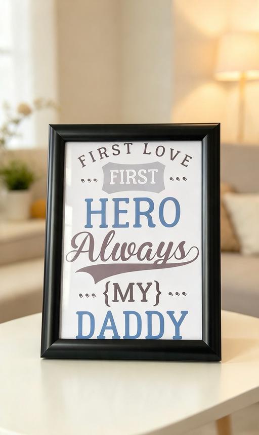  — Size A4 daddy frame