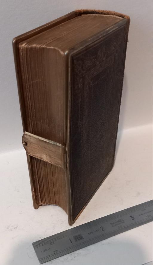  — Antique 1860s Leather Common Prayer Book
