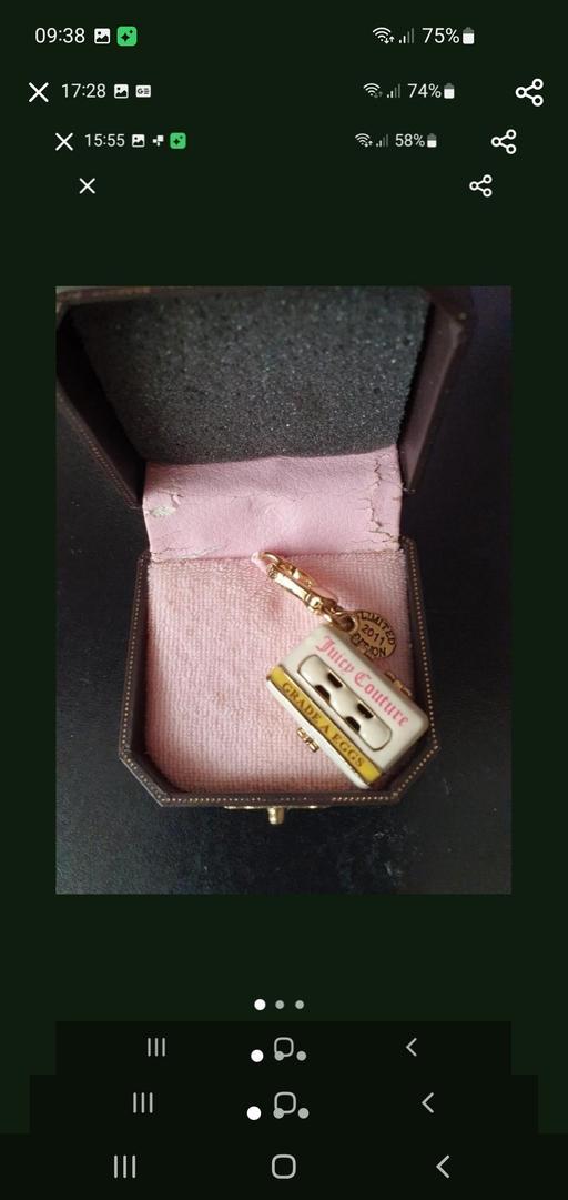  — juicy couture limited edition charm