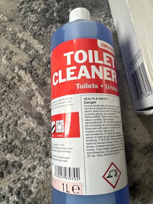  — Toilet cleaner