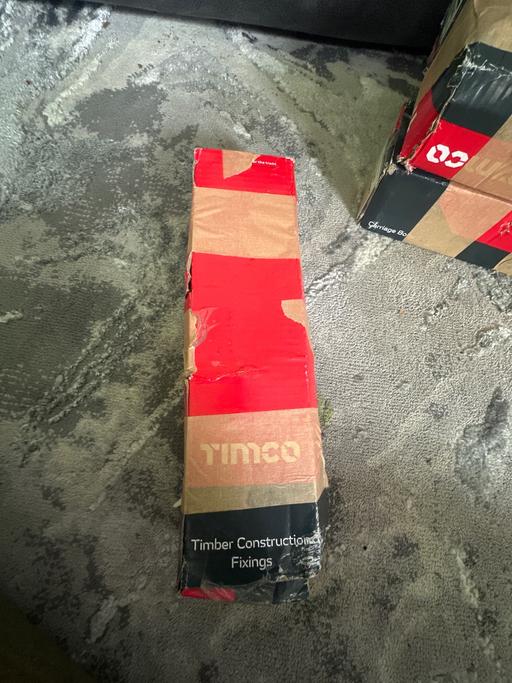  — Box of carriage bolts with hex nuts