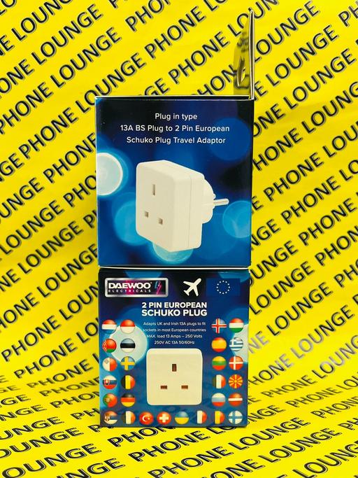 — Daewoo UK to Europe Tourist Travel Adaptor