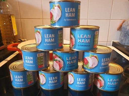  — 10 x 200g tins ham