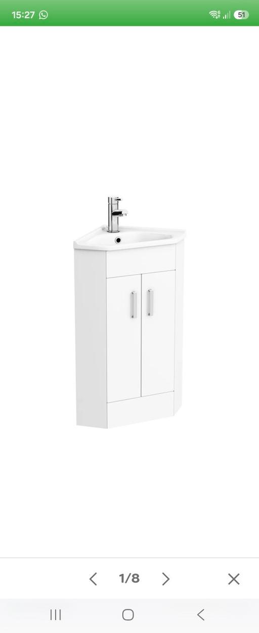  — Brand new corner sink unit