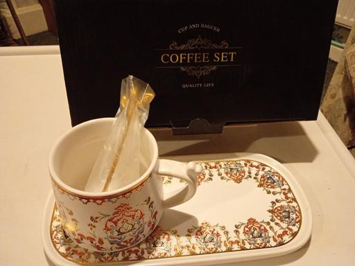  — brand new COFFEE SET boxed gift set
