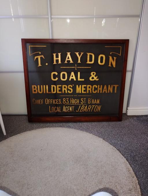  — Vintage sign
