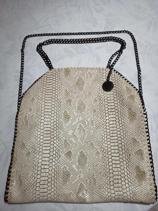 — STELLA McCARTNEY FALABELLA FAUX PYTHON TOTE