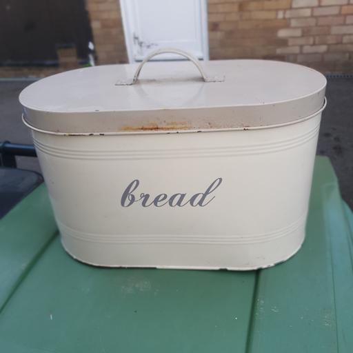  — Bread Tin , Full Of Stainless Steel Cutlery,