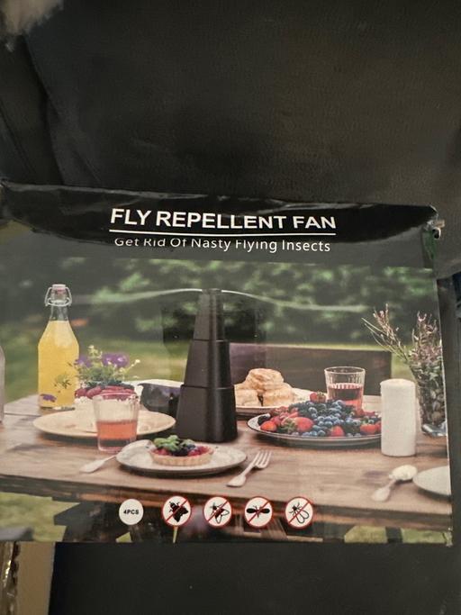  — Fly repellent fans