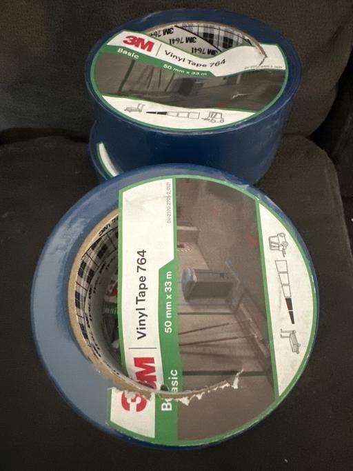  — 4 new blue vinyl tapes
