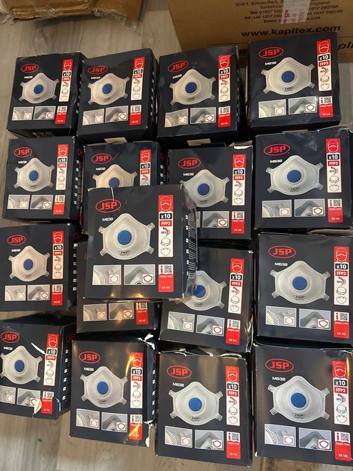  — Job lot 17 packs of jps masks rrp£170