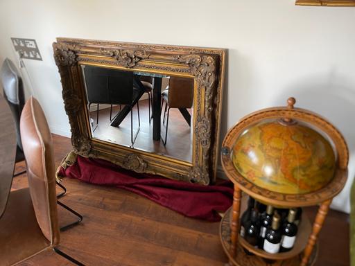  — Large ornate gold mirror