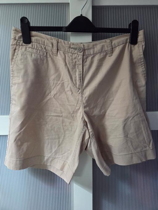  — Size 12 M&S beige shorts