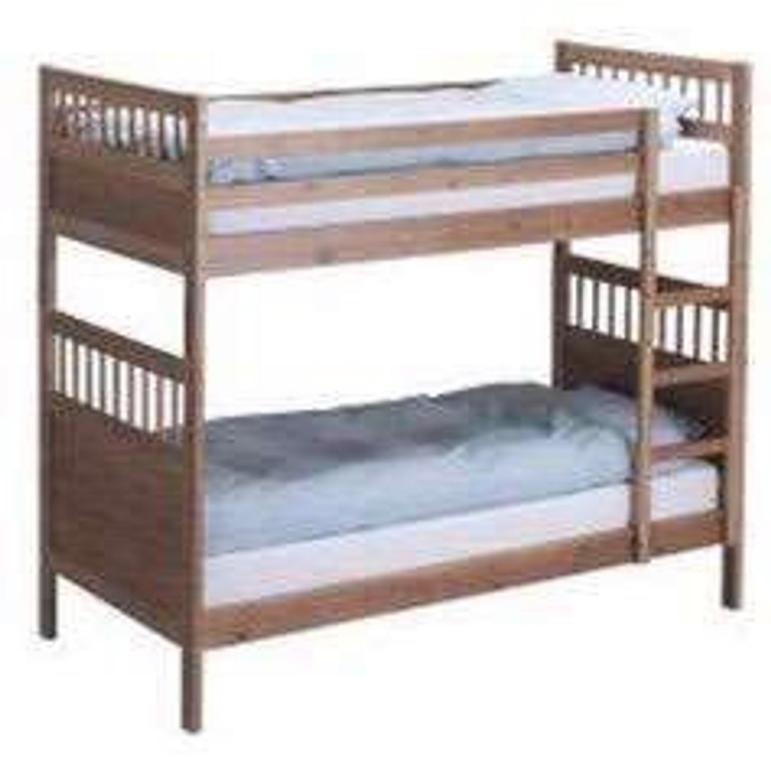 двухъярусная кровать из икеи деревянная