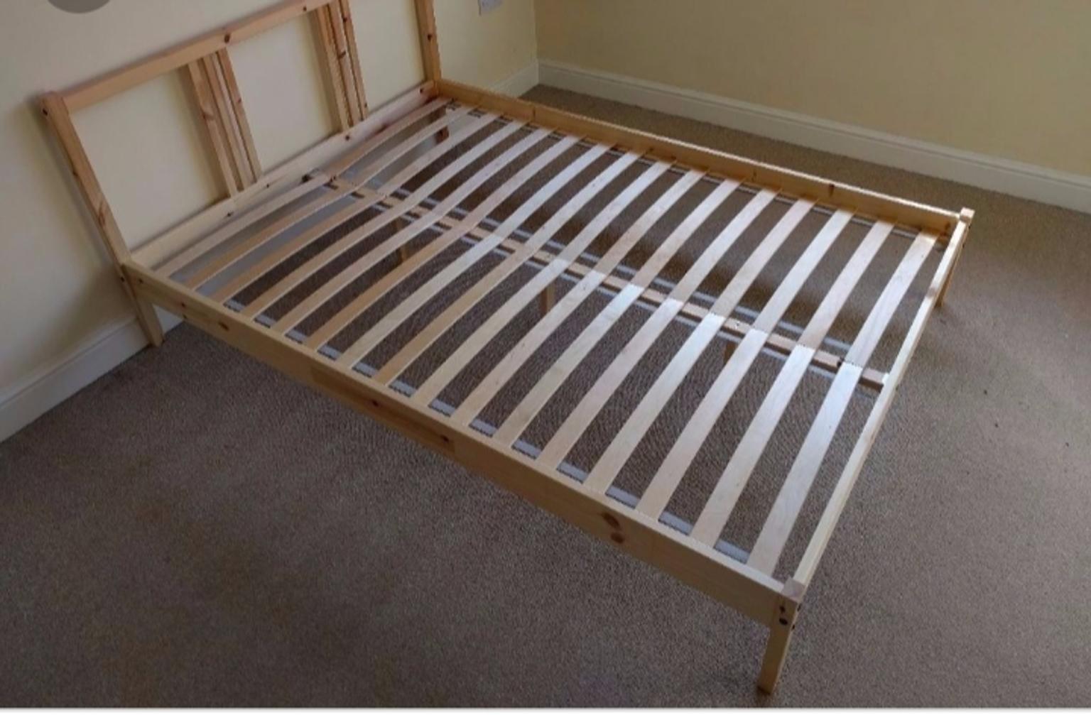 кровать икеа двуспальная деревянная 160 200