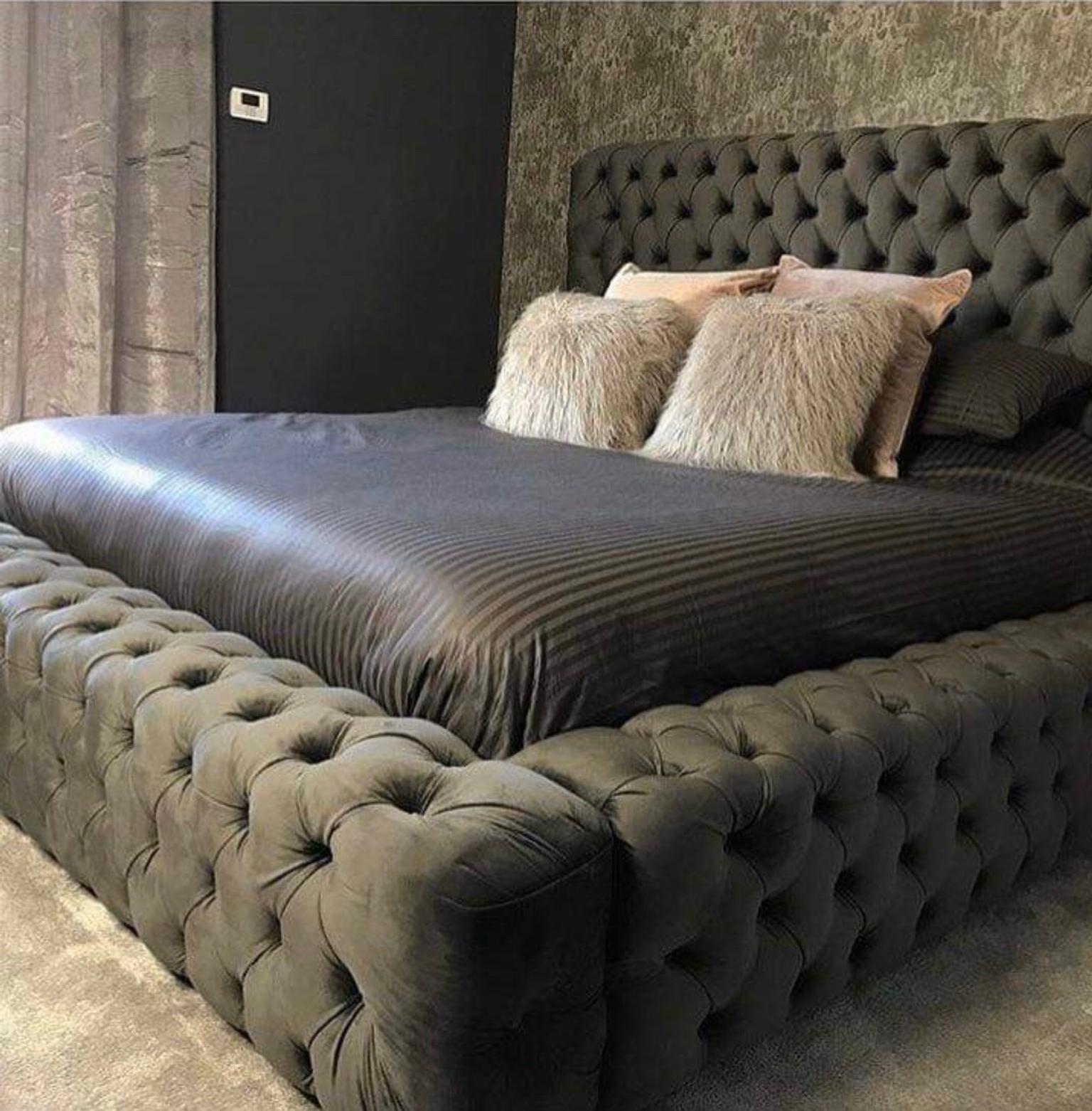 двуспальная кровать с бортами
